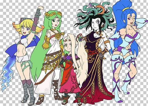 Kid Icarus: Uprising Palutena Medusa Pit PNG, Clipart, Anime, Art, Costume, Costume Design ...