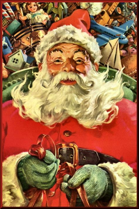 ⛄️🎄🦌🎅🦌🎄⛄️ | Vintage santa claus, Vintage santas, Vintage christmas