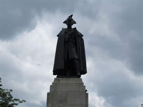 Statue of General Wolfe, to East of Royal Observatory, Greenwich, London