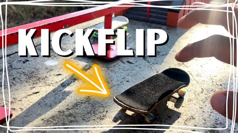 Cómo hacer KickFlip en Fingerboard Fácil - YouTube