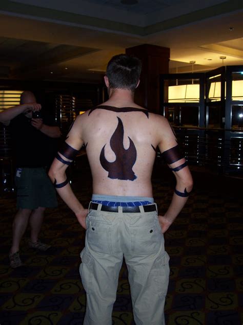 Kamina Cosplay -Tattoos Back- by XenonRT on DeviantArt