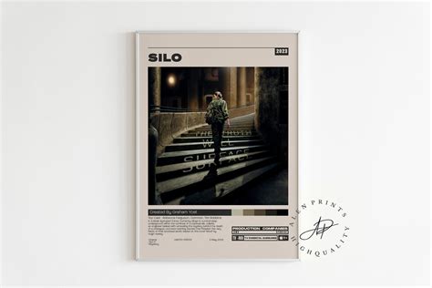 Silo Poster, Silo Tv Series, Graham Yost, Minimalist Tv Series, Vintage ...