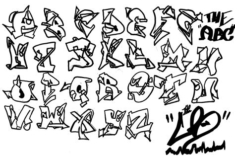 Free Abjad Graffiti Alphabet, Download Free Abjad Graffiti Alphabet png images, Free ClipArts on ...