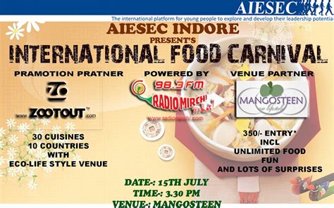 AIESEC Indore: International Food Festival