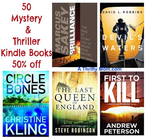 50 Mystery and Thriller Kindle Books 50% off #SummerReads - A Thrifty Mom