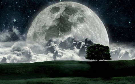 Artistic Moon Wallpaper