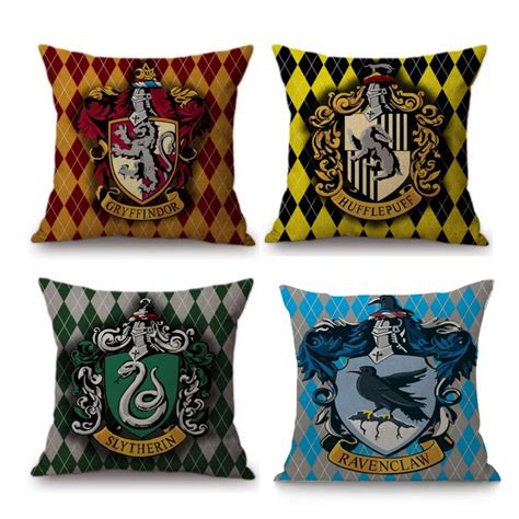 Harry Potter Pillow For Home Decoration Pillowcase Cushion Cover Hogwarts Death Geometrics Sign ...