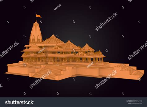 Ayodhya Ram Mandir Ram Temple With Shri Ram Plan Vector | sexiezpix Web Porn