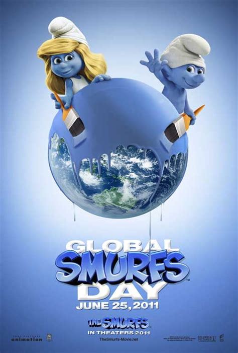 The Smurfs - movie POSTER (Style D) (11" x 17") (2011) - Walmart.com