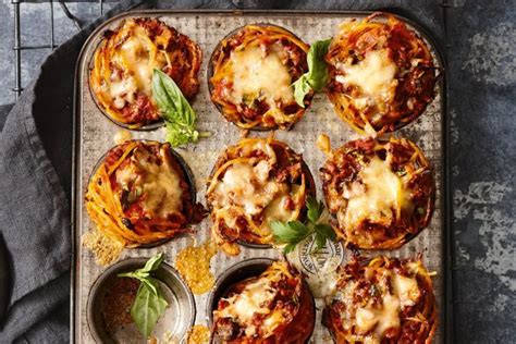 Spaghetti bolognese cups Recipe • Wiki Recipes