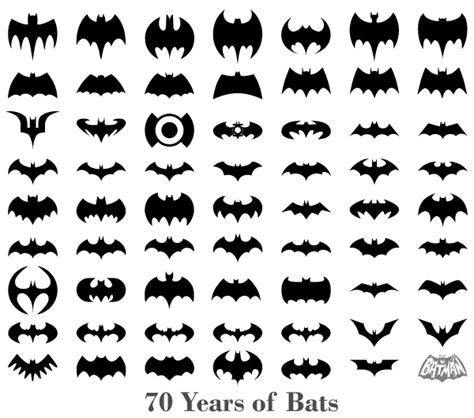 70 Years of Bats – Free Bats Silhouettes Vector | Bat silhouette ...