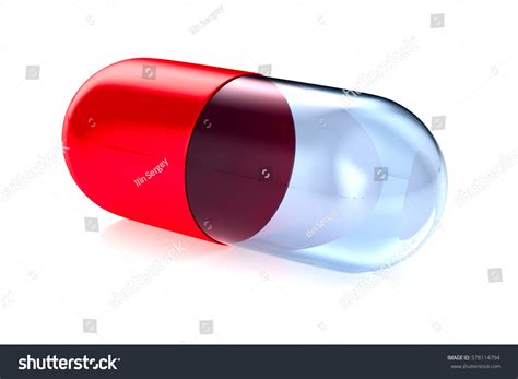 Capsule On White Background Isolated 3d Stock Illustration 578114794 | Shutterstock