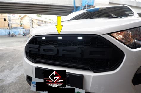 2019 to 2020 Ford Ecosport Raptor Front grill with led black, Car Parts & Accessories, Body ...