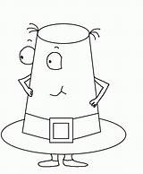 Pilgrim Hat Coloring Page  Coloring Home sketch template