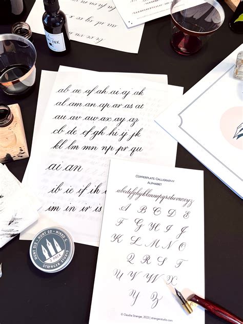 Intro to Copperplate Calligraphy - 6 Week Class | Strenger Studio