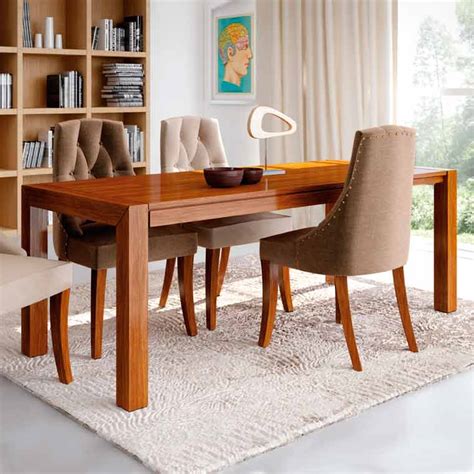 Mesa Comedor Extensible Lucena+ 4 Sillas Mónaco