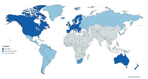 Map : Map of The Western World? | Western world, Blue and white, Red flag