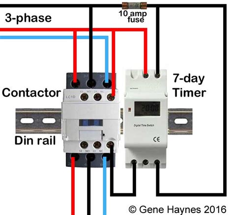 Din rail timers and manuals: