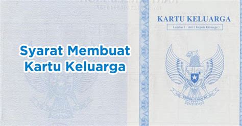 Syarat Membuat Kartu Keluarga Baru Setelah Menikah - Coldeja | Blog Seputar Informasi Menarik ...