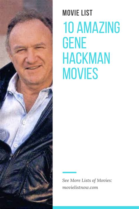 10 amazing gene hackman movies – Artofit