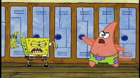 Patrick Star And Spongebob Squarepants Fighting