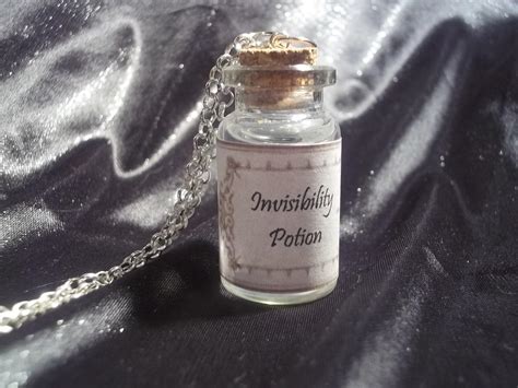 Harry Potter inspired Invisibility potion necklace by steveabbo on ...