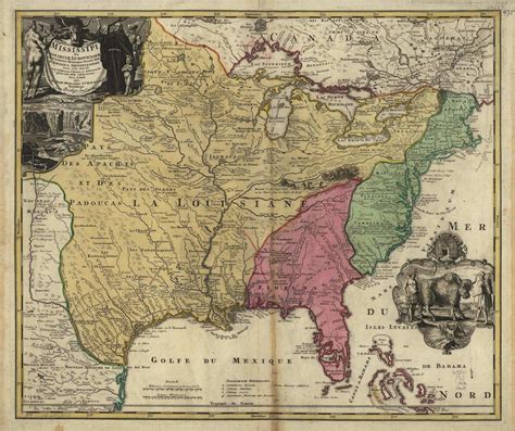 Map of the United States in 1700 | WELCOME 1720's Pennsylvania Maps WELCOME | Genealogy history ...