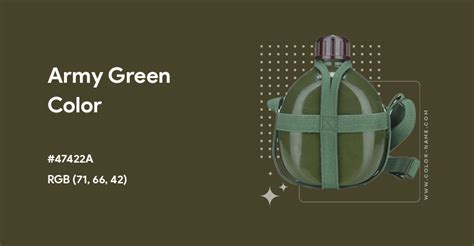 Army Green color hex code is #47422A