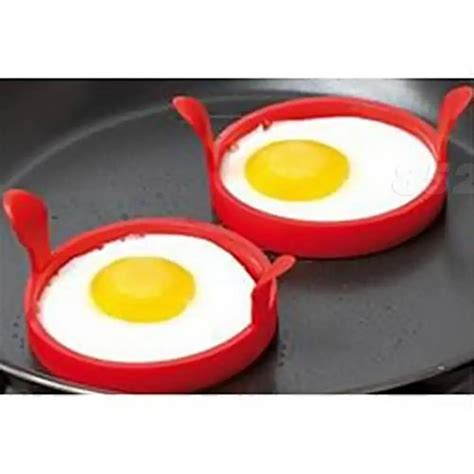 Silicone Fried Egg Pancake Ring Omelette Fried Egg Round Shaper Eggs Mould for Cooking Breakfast ...