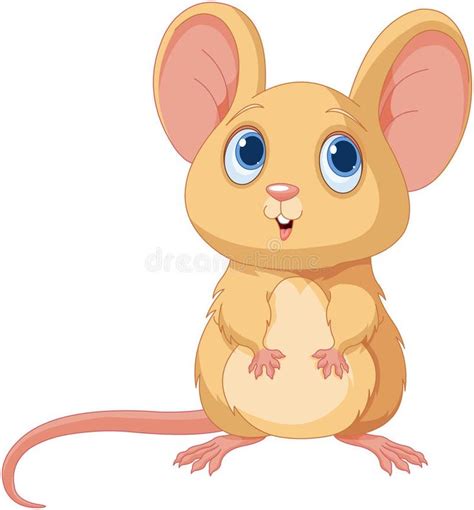 Photo about Illustration of an adorable mice. Illustration of character ...