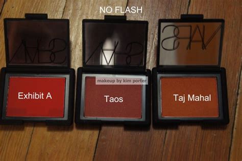 NARS Blush Swatches: Exhibit A, Taos & Taj Mahal - All Fab for brown skin | Makeup By Kim Porter