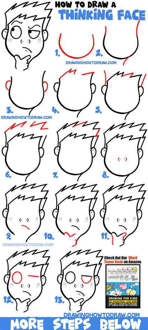 How To Draw A Simple Face Cartoon