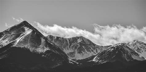 Kostenlose foto : Natur, Berg, Schnee, Wolke, Schwarz und weiß, Nebel, Weiß, Fotografie, Gebirge ...