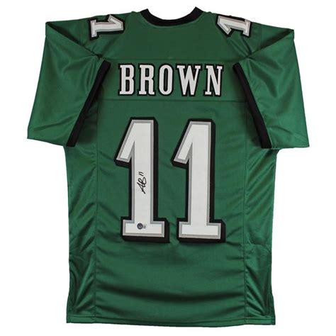 AJ BROWN SIGNED PHILADELPHIA EAGLES JERSEY (BECKETT COA)