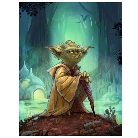 Yoda- artwork by Hollie Hibbert Yoda Artwork, Ipad Pro Art, Master Yoda, Star Wars Fan Art, Far ...