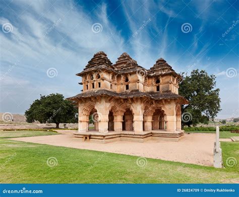 Lotus Mahal stock image. Image of ruins, ruin, karnataka - 26824709