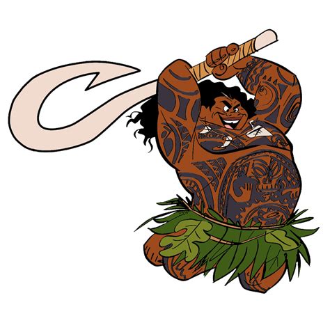 maui with hook transparent - Clipart World