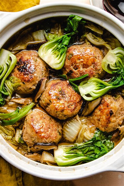 Braised Lion’s Head Meatballs (Shi Zi Tou, Gluten-free) | I Heart Umami