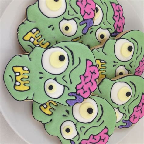 Pin by Aly Katastrophe on Halloween Cookies | Zombie cookies, Halloween cookies, Halloween ...