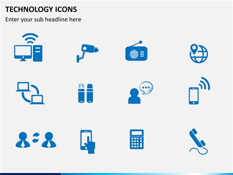 Technology Icons for PowerPoint and Google Slides - PPT Slides