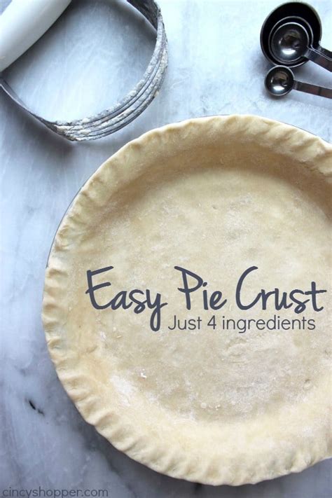 Easy Pie Crust - CincyShopper