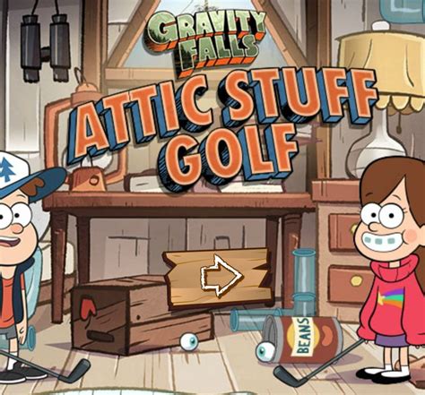 Play Free Online Gravity Falls Attic Stuff Golf Game | Gravity falls games, Gravity falls, Play ...