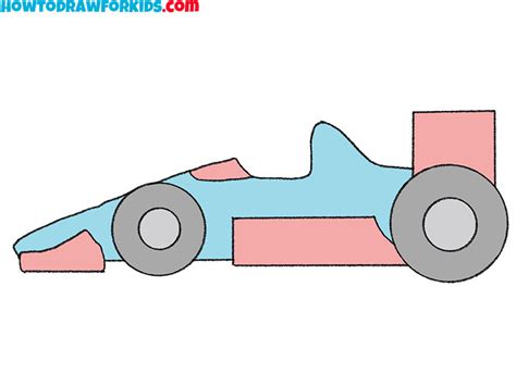 Easy How To Draw A Race Car Tutorial Video And Coloring Page | atelier ...