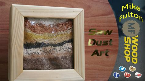 How to make Saw Dust Art - YouTube