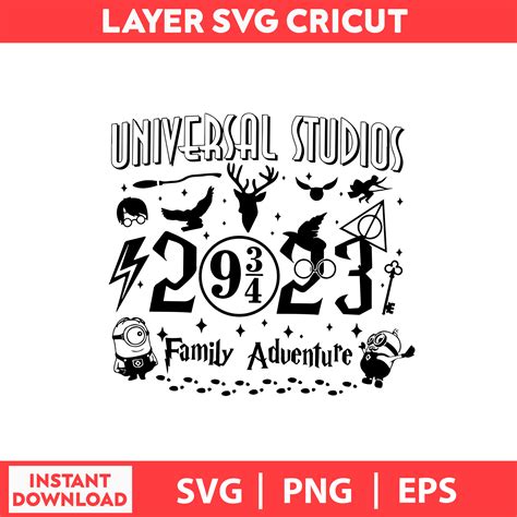 Universal Studios 2023 Family Svg ,Universal Pictures Svg, U - Inspire ...