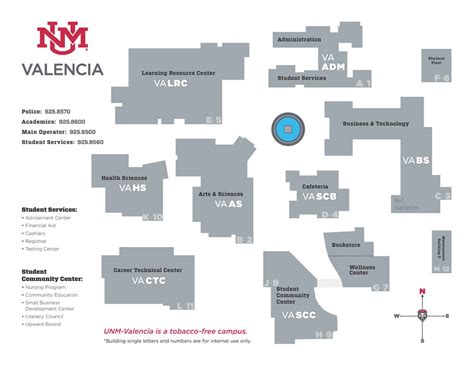 Campus Map :: Valencia Campus | The University of New Mexico