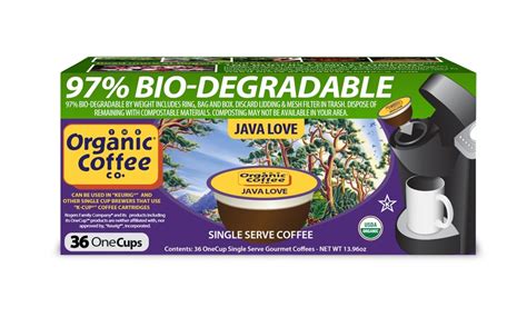 Organic Coffee Co. Single-Serve Coffee Pods (4-Pack) | Groupon