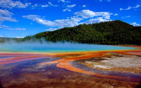 Grand Prismatic Spring Yellowstone National Park Is The Largest Hot Spring In The United States ...