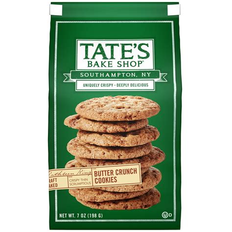 Tate's Bake Shop Butter Crunch Cookies, 7 oz - Walmart.com - Walmart.com