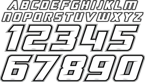 How To Use The Motocross Number Font: Rev Up Your Designs!